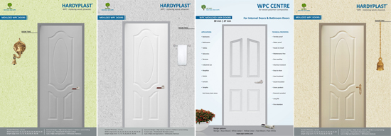 Solid Moulded WPC Doors